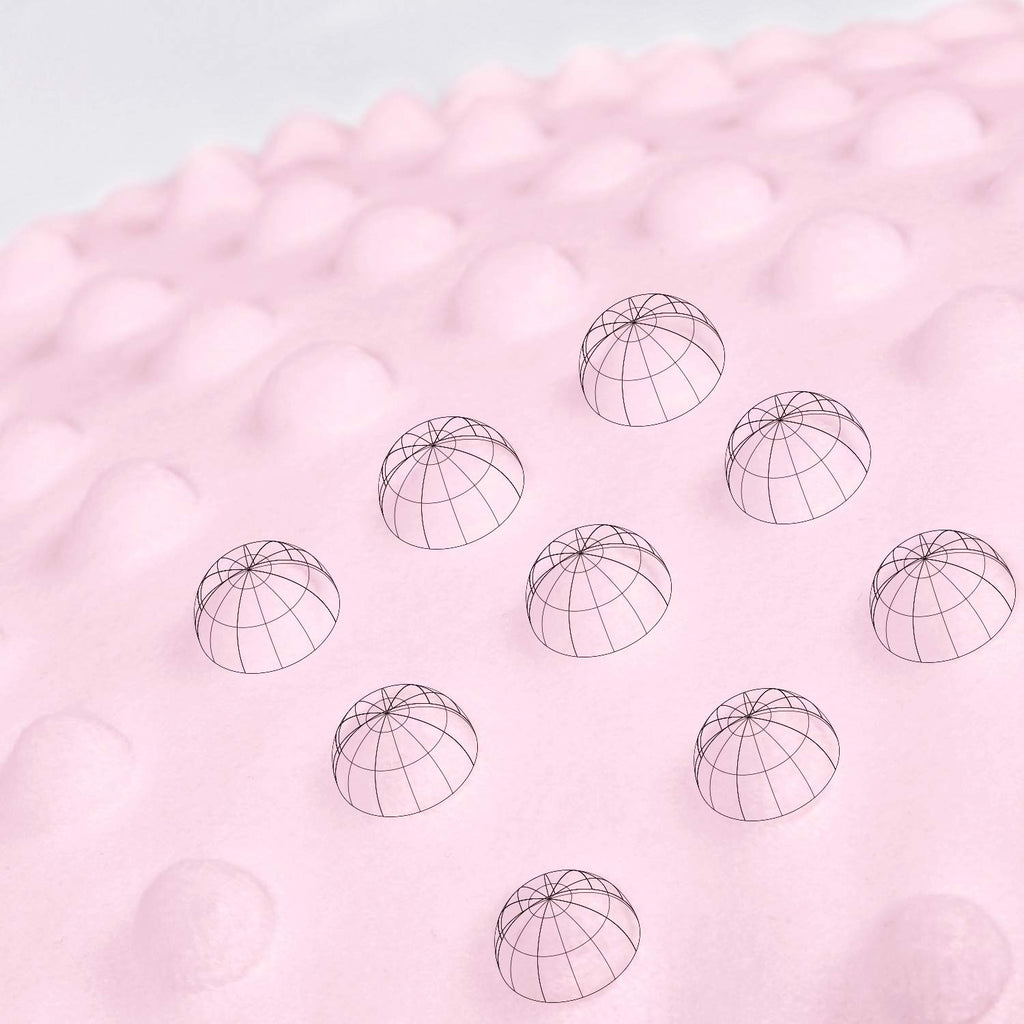 Soft Silky Minky Baby Blanket for Girls, Sensory Bedding Blanket with Dotted Backing, Fleece Plush Blanket for Nursery Crib, Stroller, Toddler Bed, Carseat, Alpaca Cactus Pink 30X40