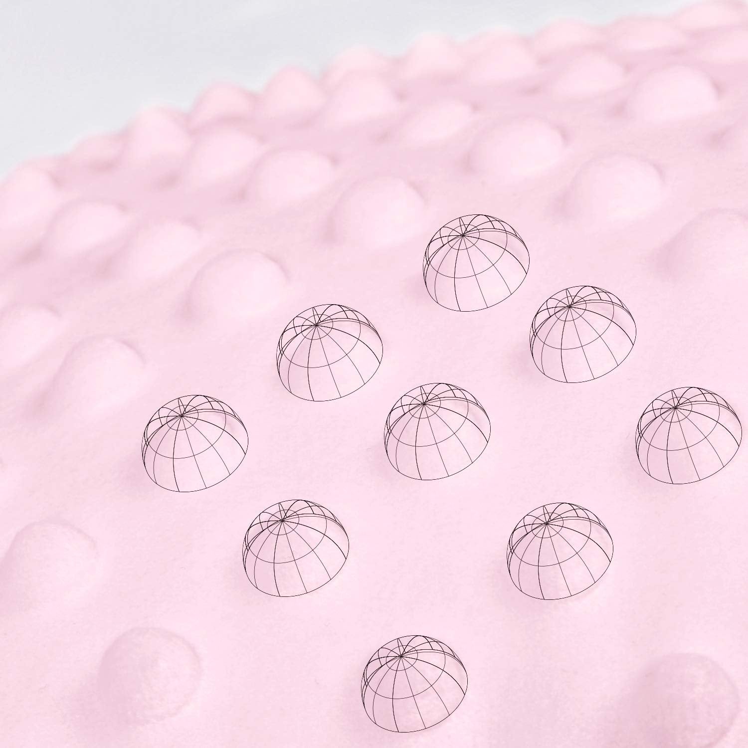 Soft Silky Minky Baby Blanket for Girls, Sensory Bedding Blanket with Dotted Backing, Fleece Plush Blanket for Nursery Crib, Stroller, Toddler Bed, Carseat, Alpaca Cactus Pink 30X40